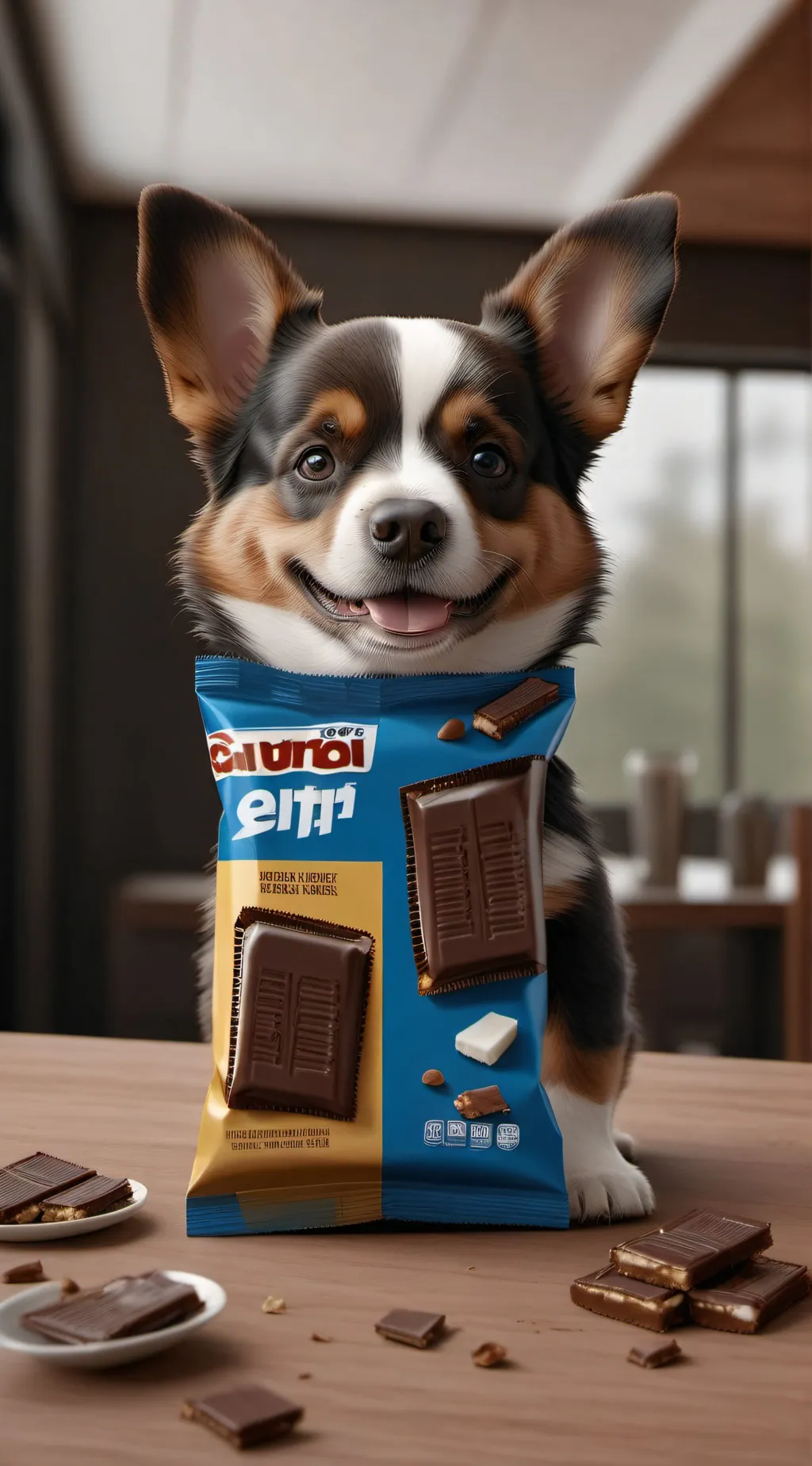 ai character: A Dog  background