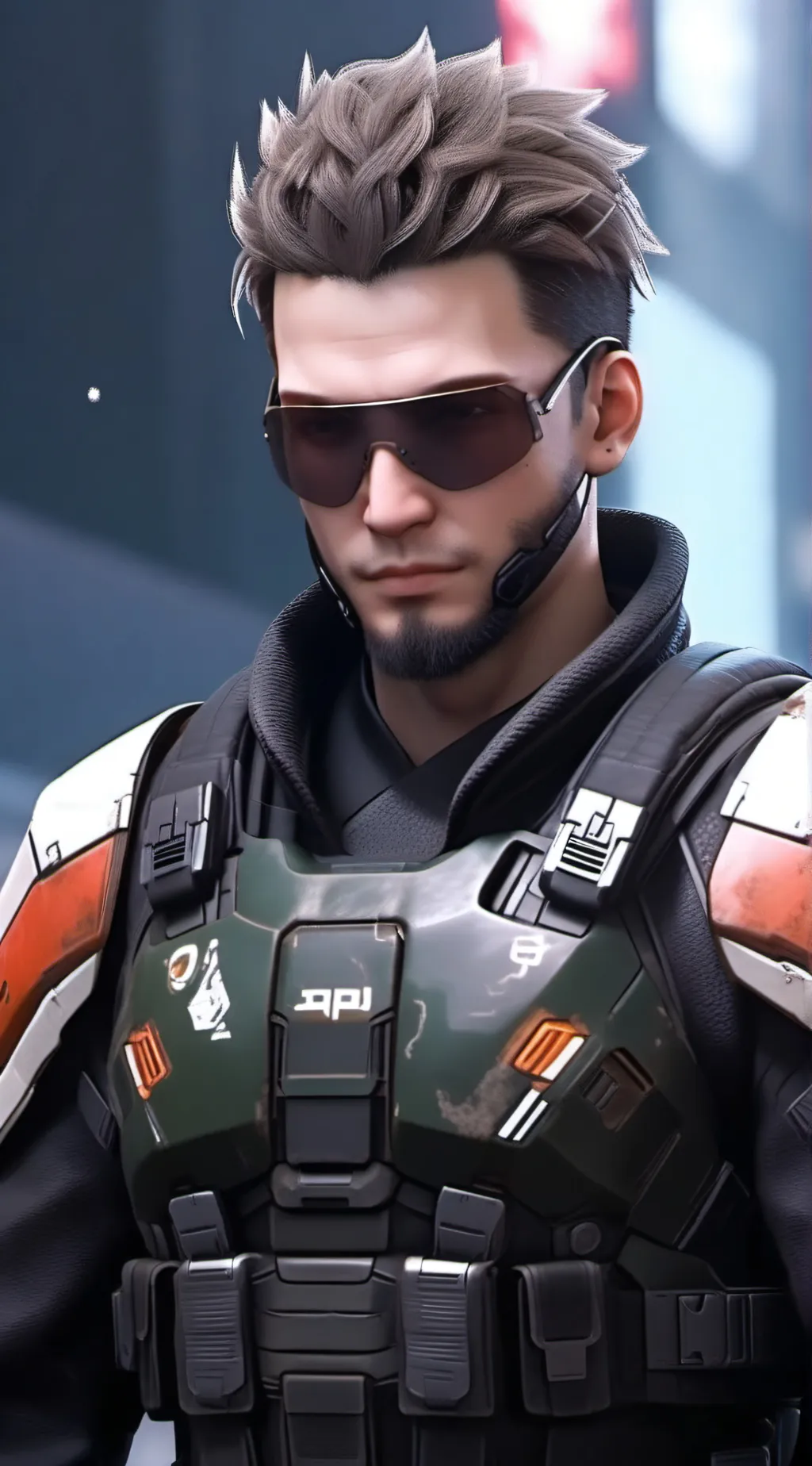 ai character: Descærre Skjult background