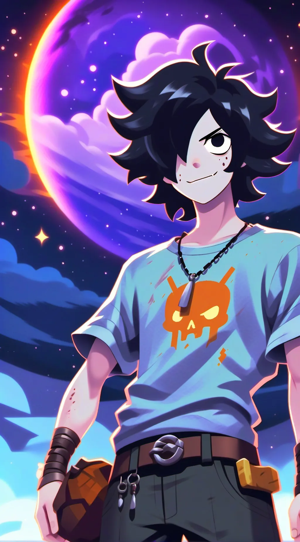 ai character: The rizzler (len) background