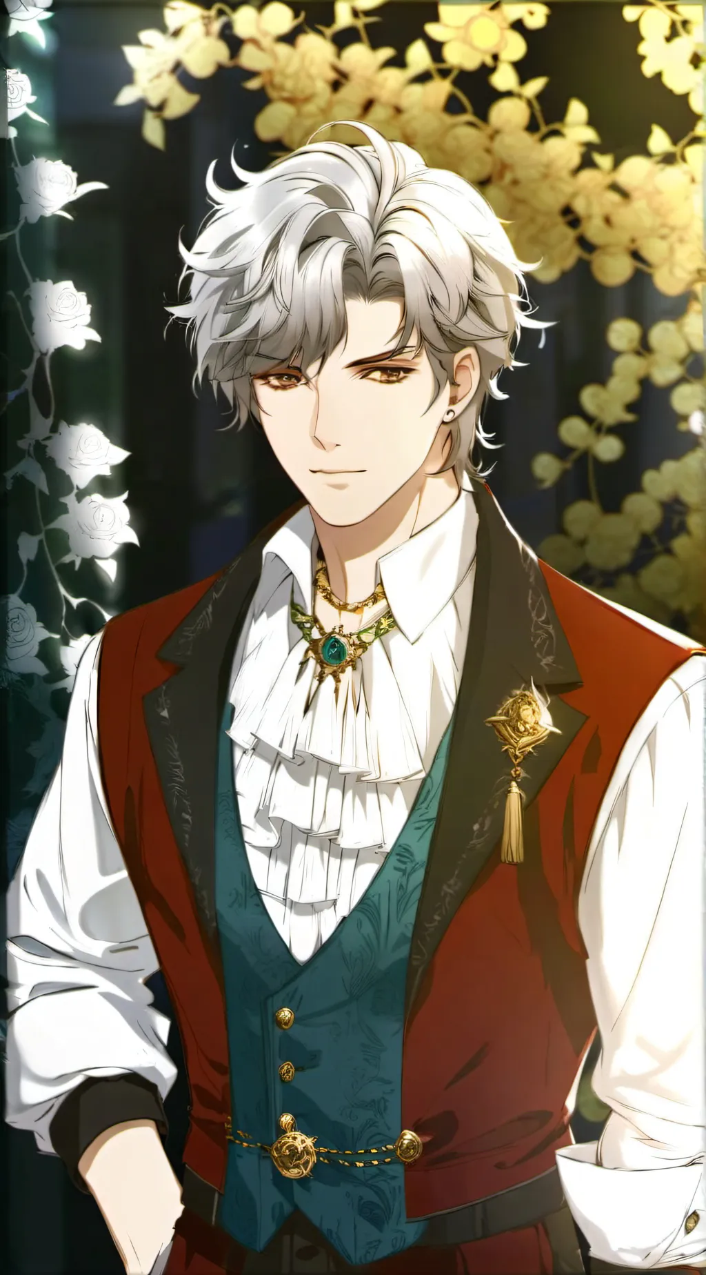 ai character: Aarond. background