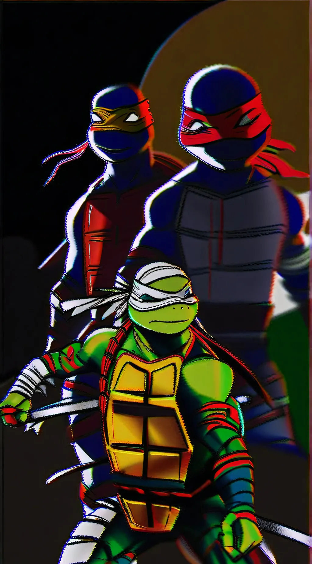 ai character: TMNT 2012😰 background