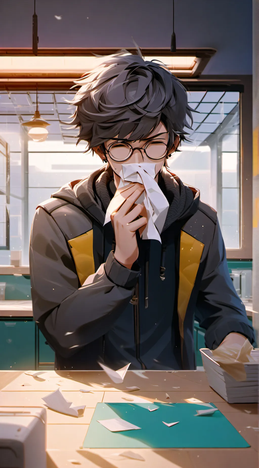 ai character: Oliver background