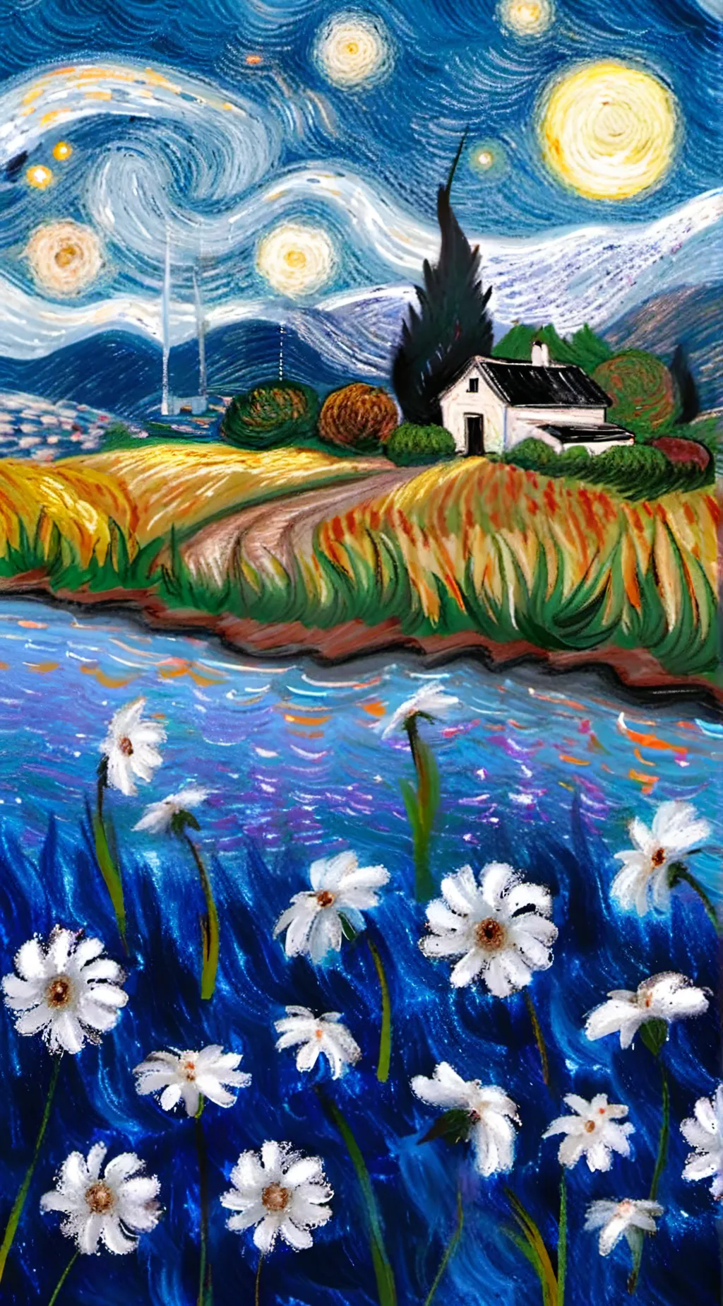 ai character: fear garden bfdi background