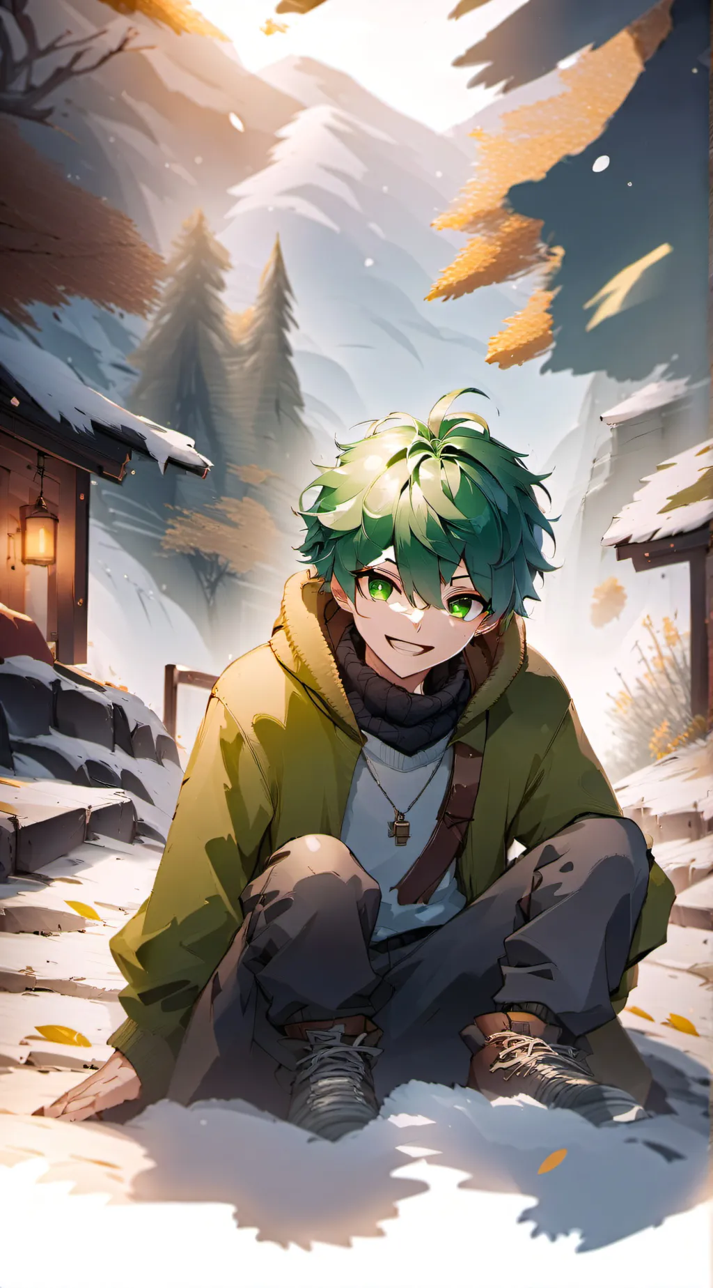 ai character: 🥦Deku💚 background