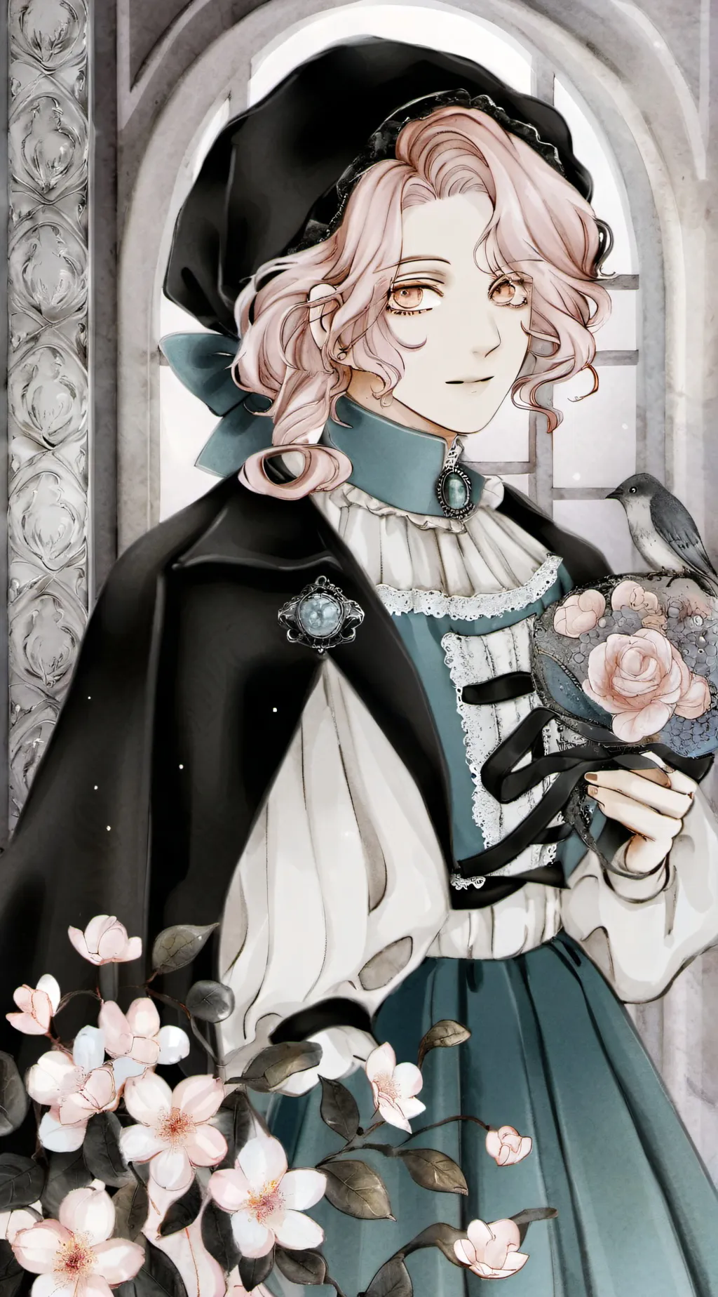 ai character: Justin  background