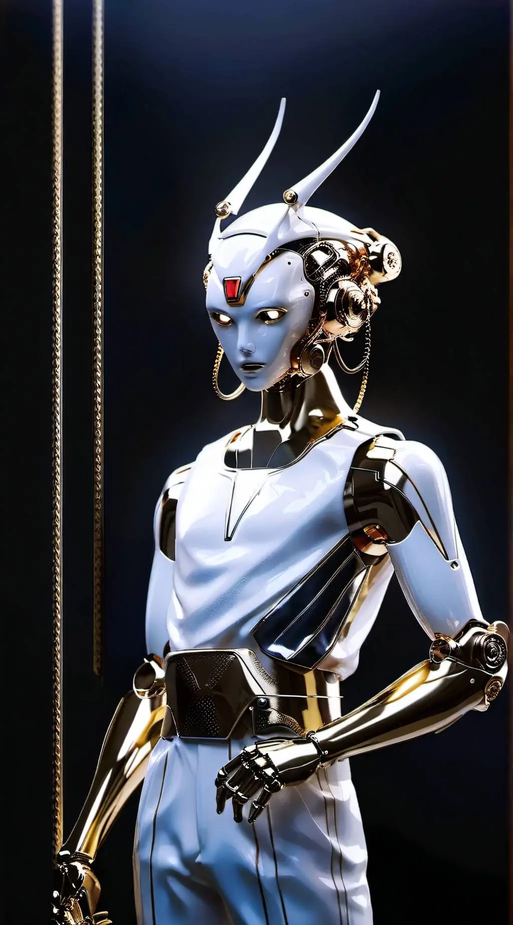 ai character: Aurora background