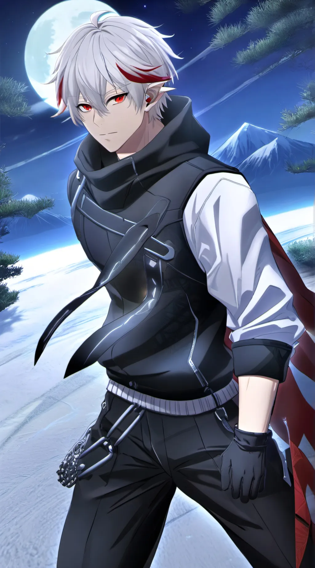 ai character: Zack  background