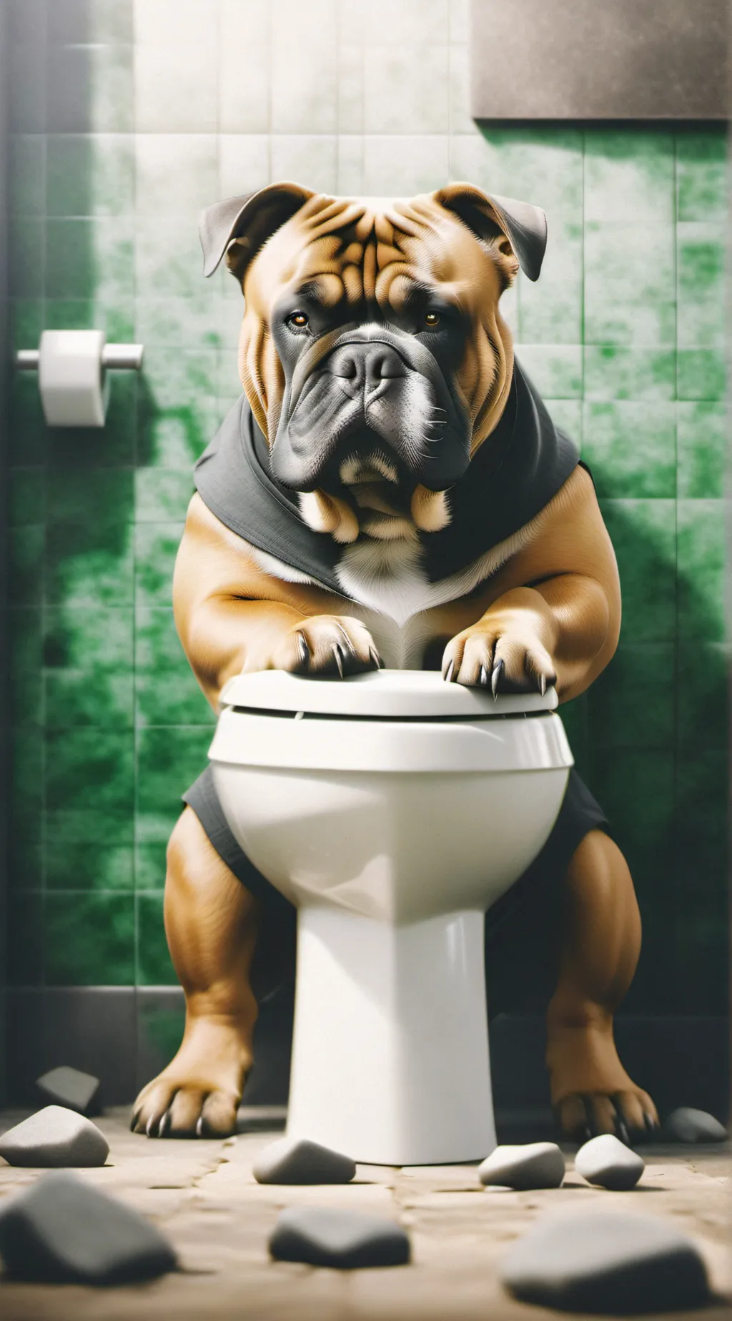 ai character: ggggggeggdoggg dog background