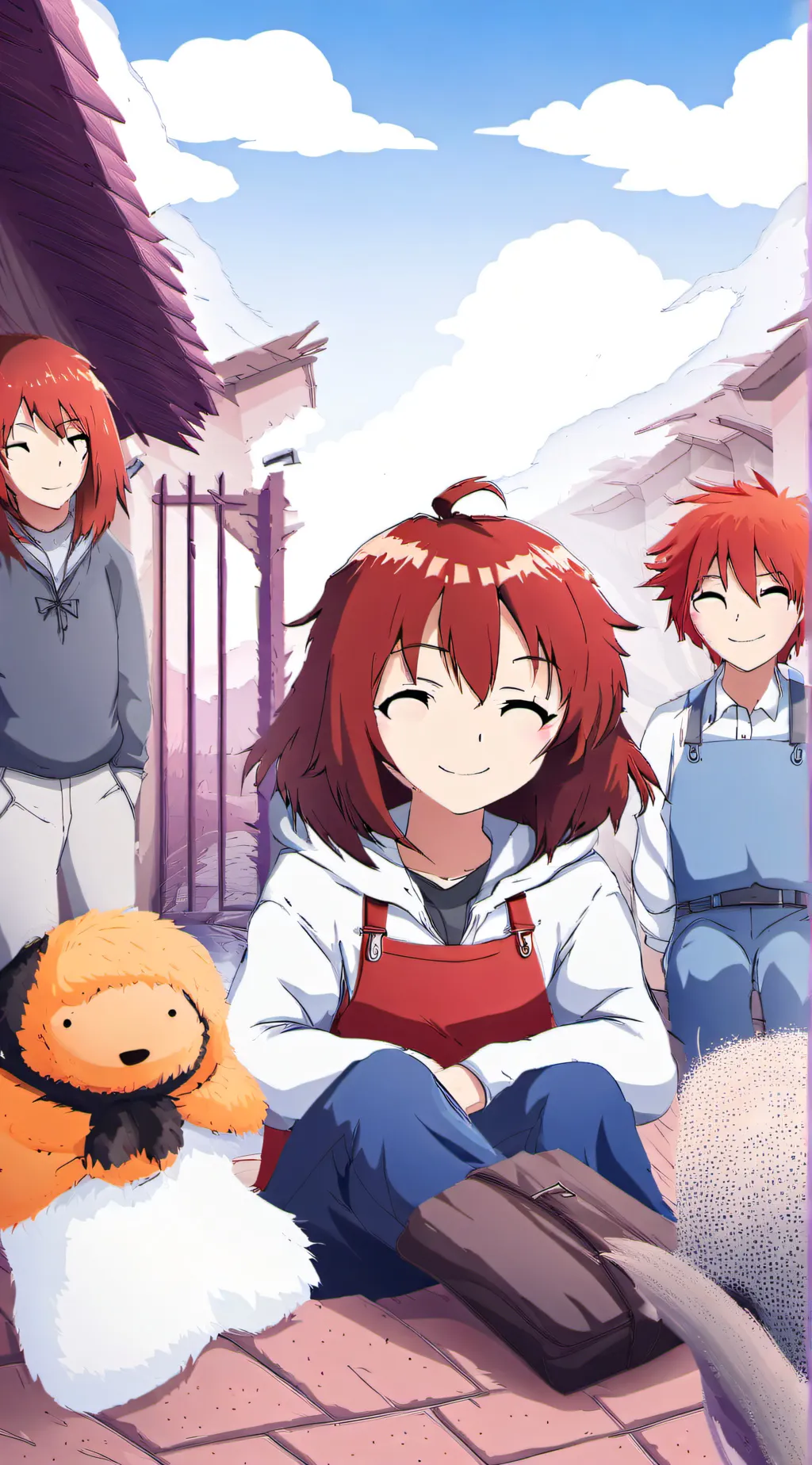 ai character: Jack, amy, and jet background