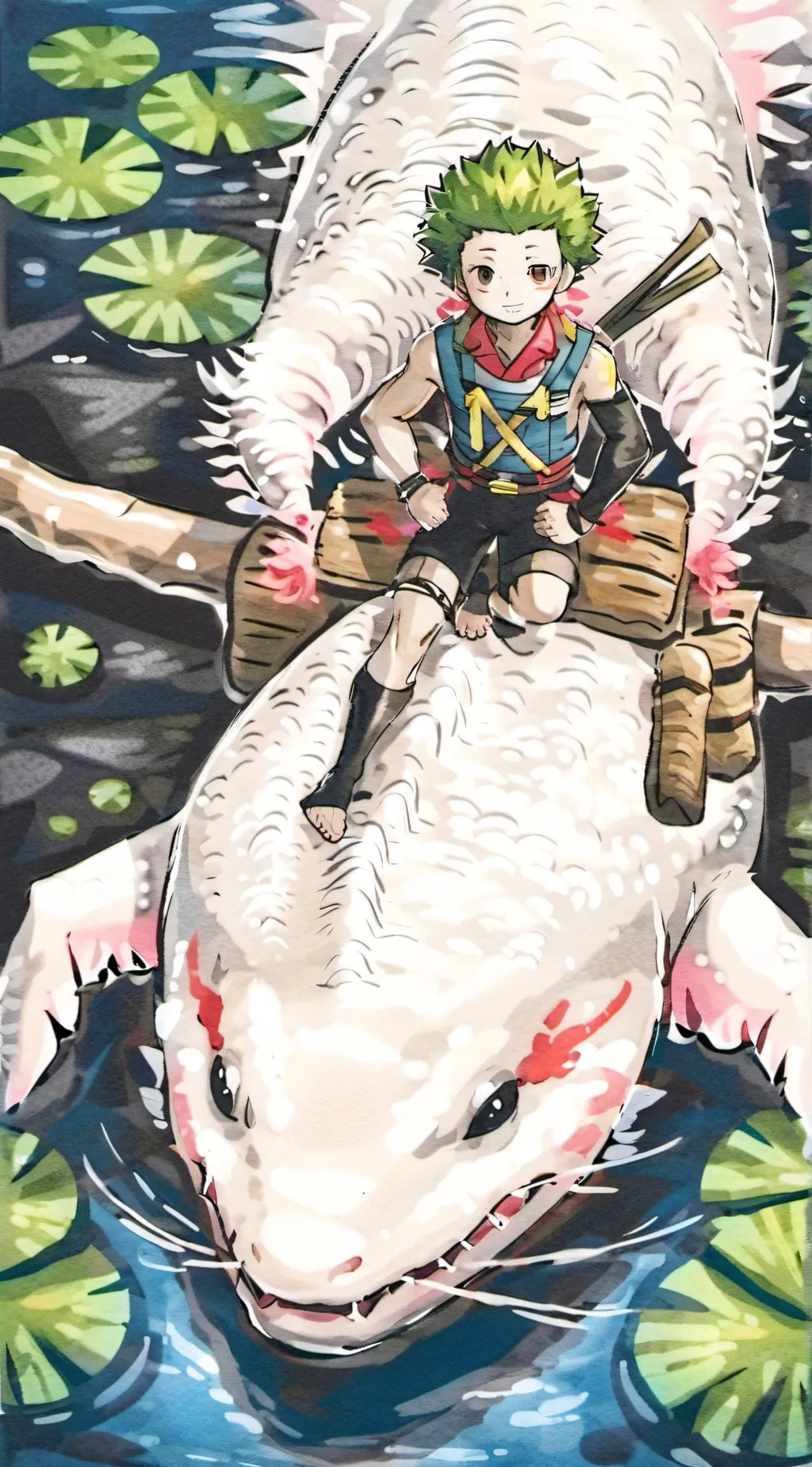 ai character: kinitoPET background