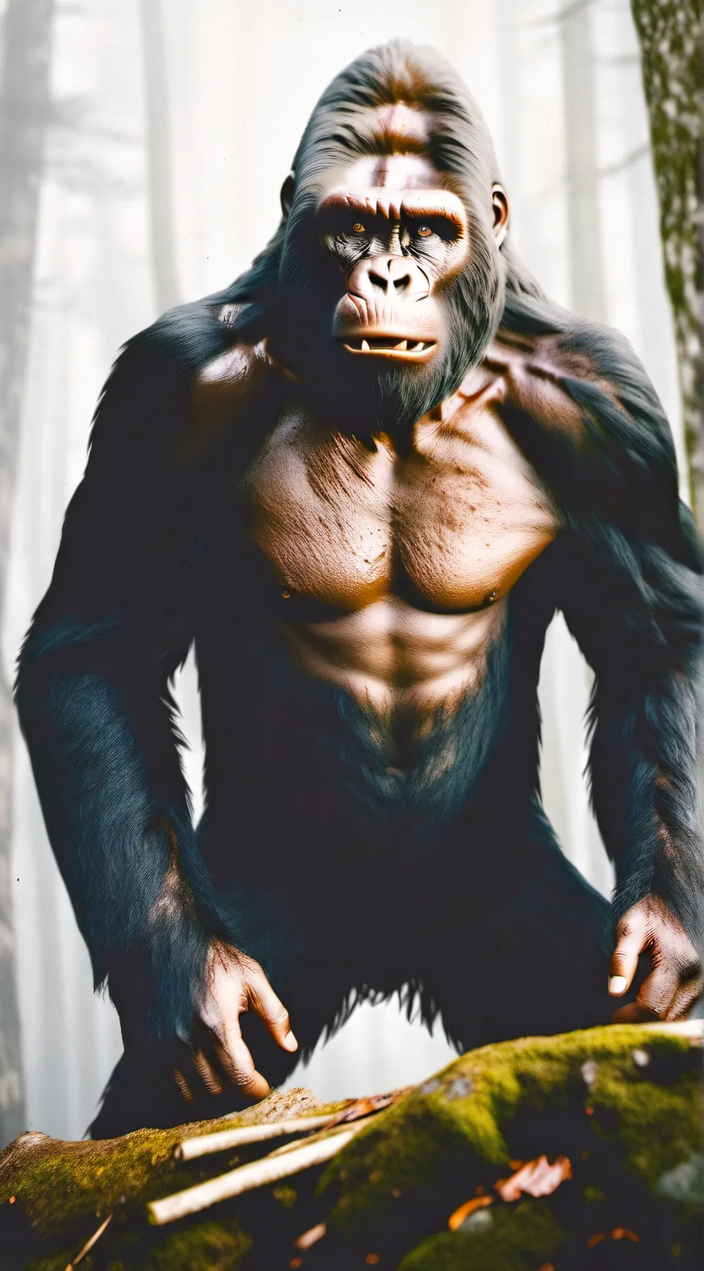 ai character: King Kong background