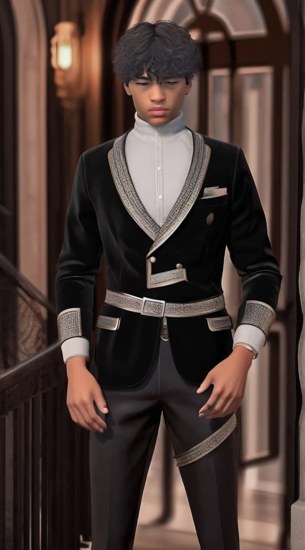 ai character: Damian background