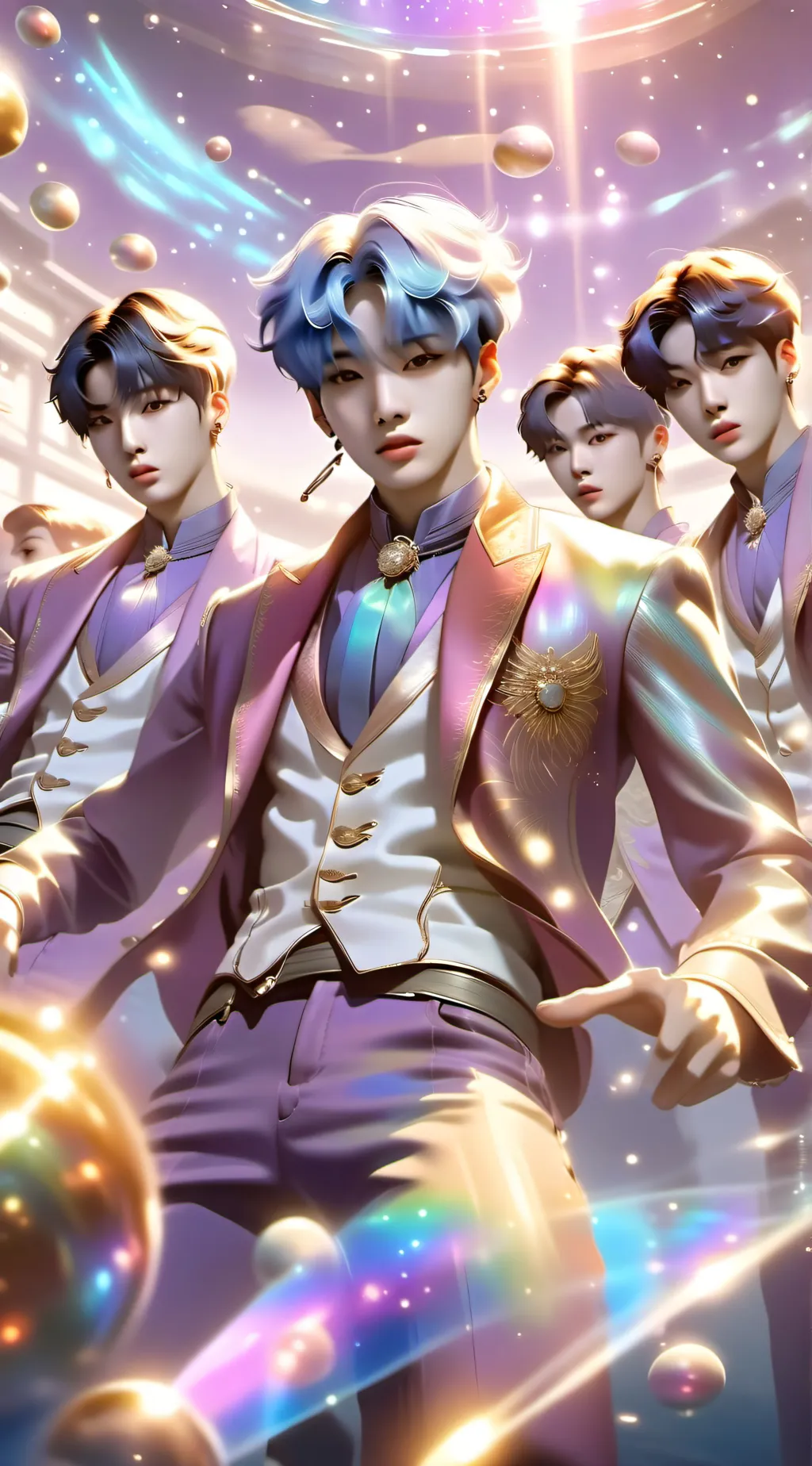 ai character: bts members all 7 background