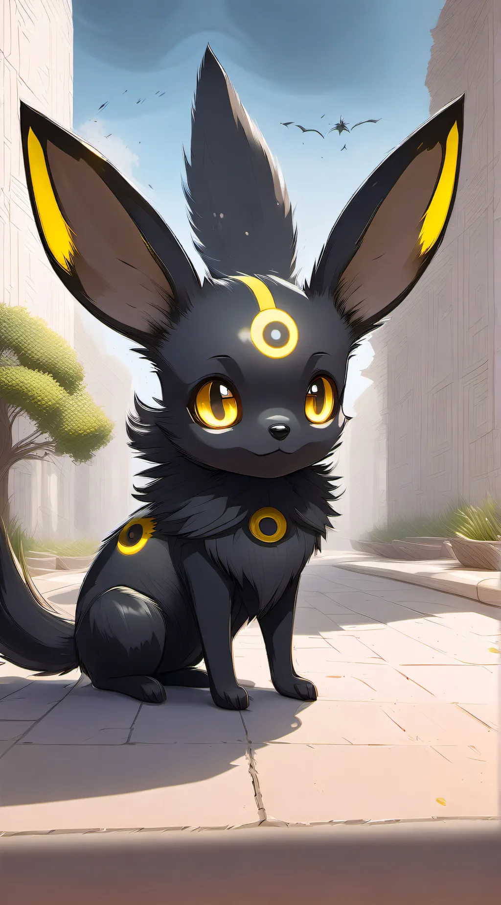 ai character: (Better) Umbreon background