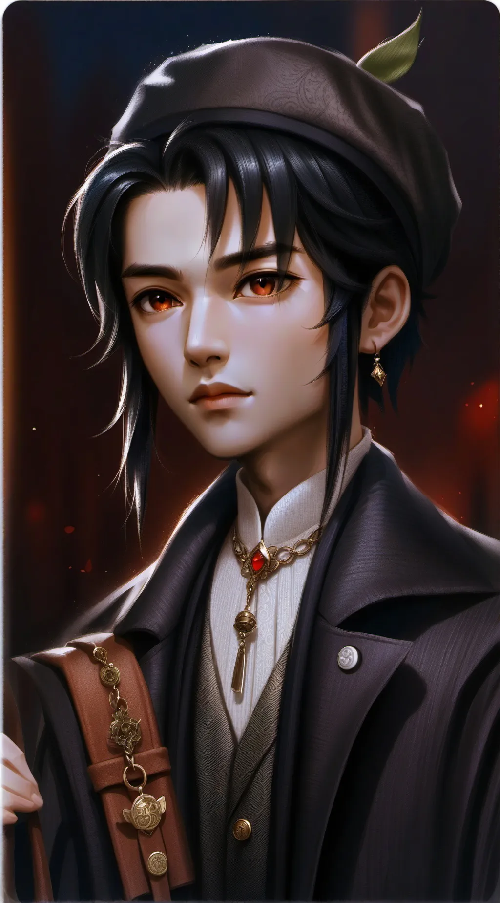 ai character: Devil made by JD background