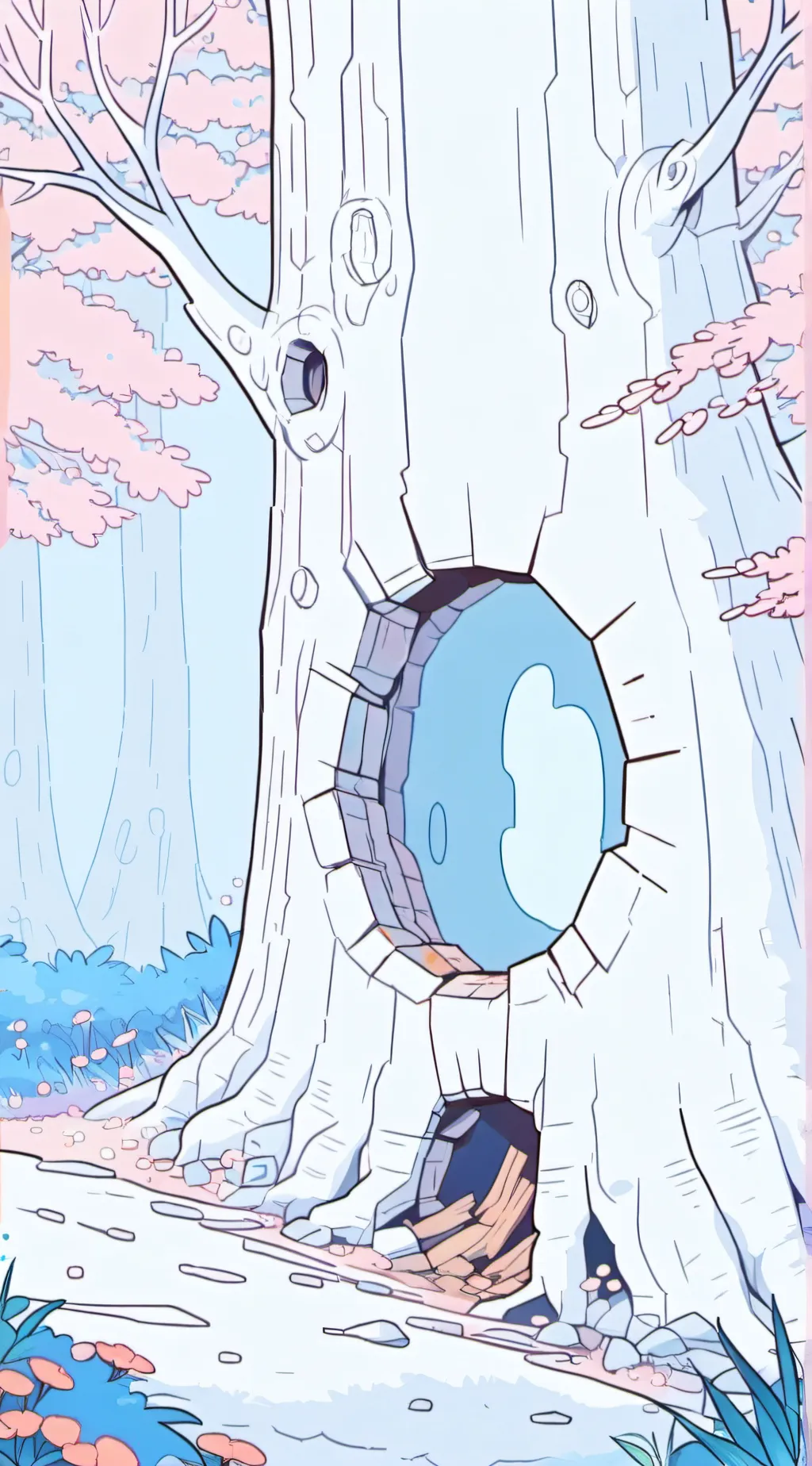 ai character: The Tree  background