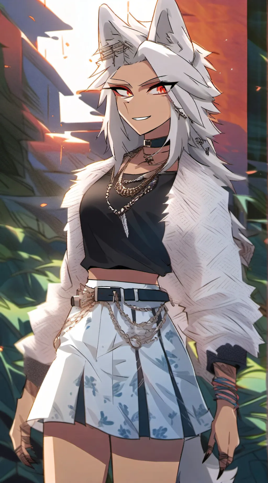 ai character: narina the NP.fox background