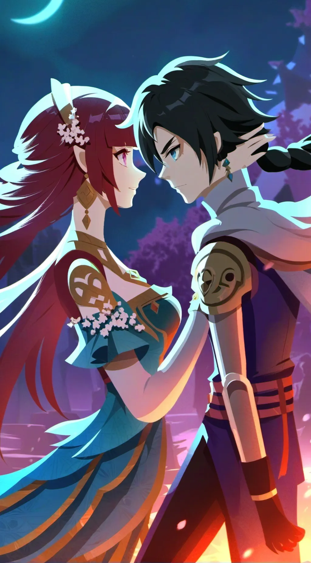 ai character: Maly and karl background