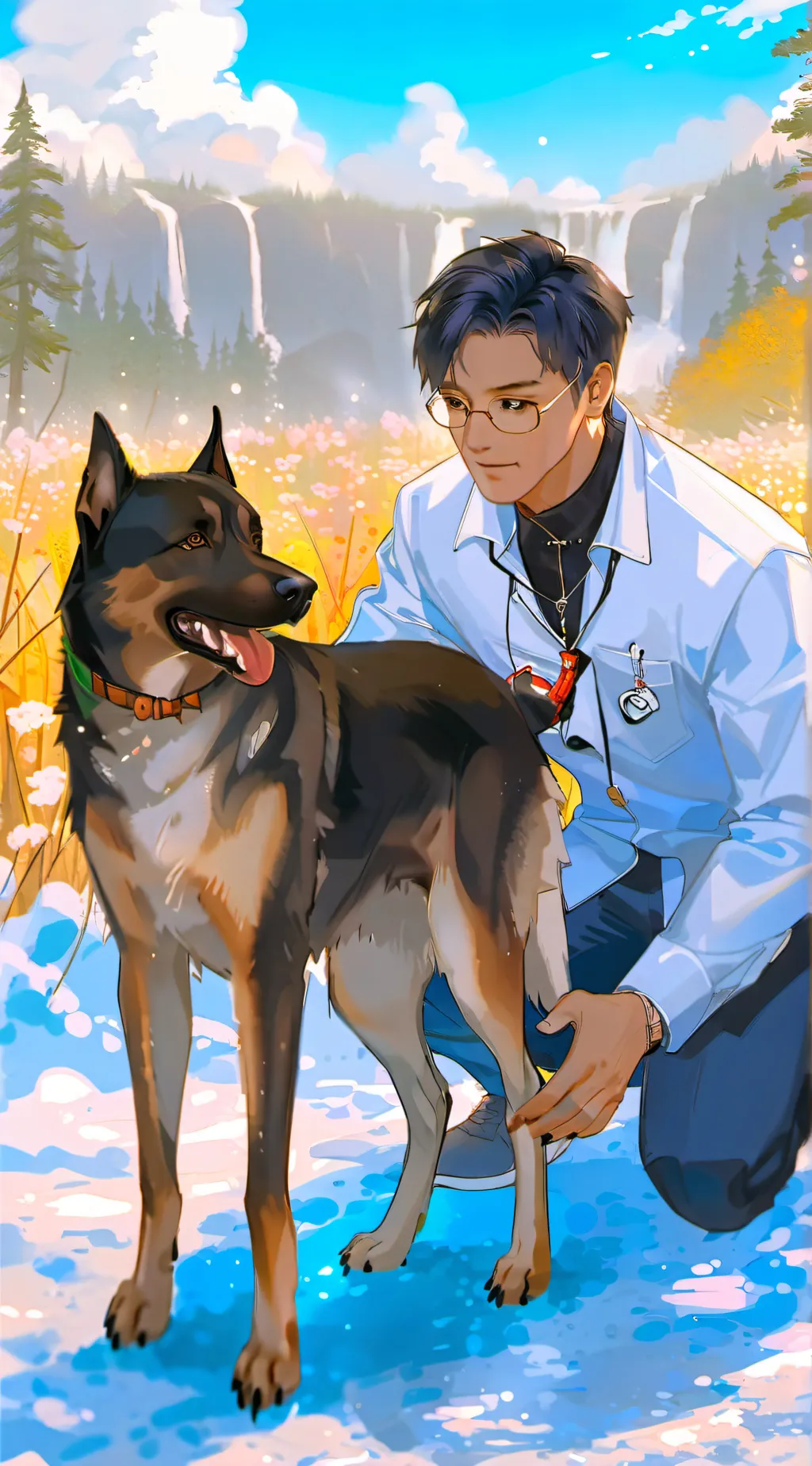 ai character: Evan background