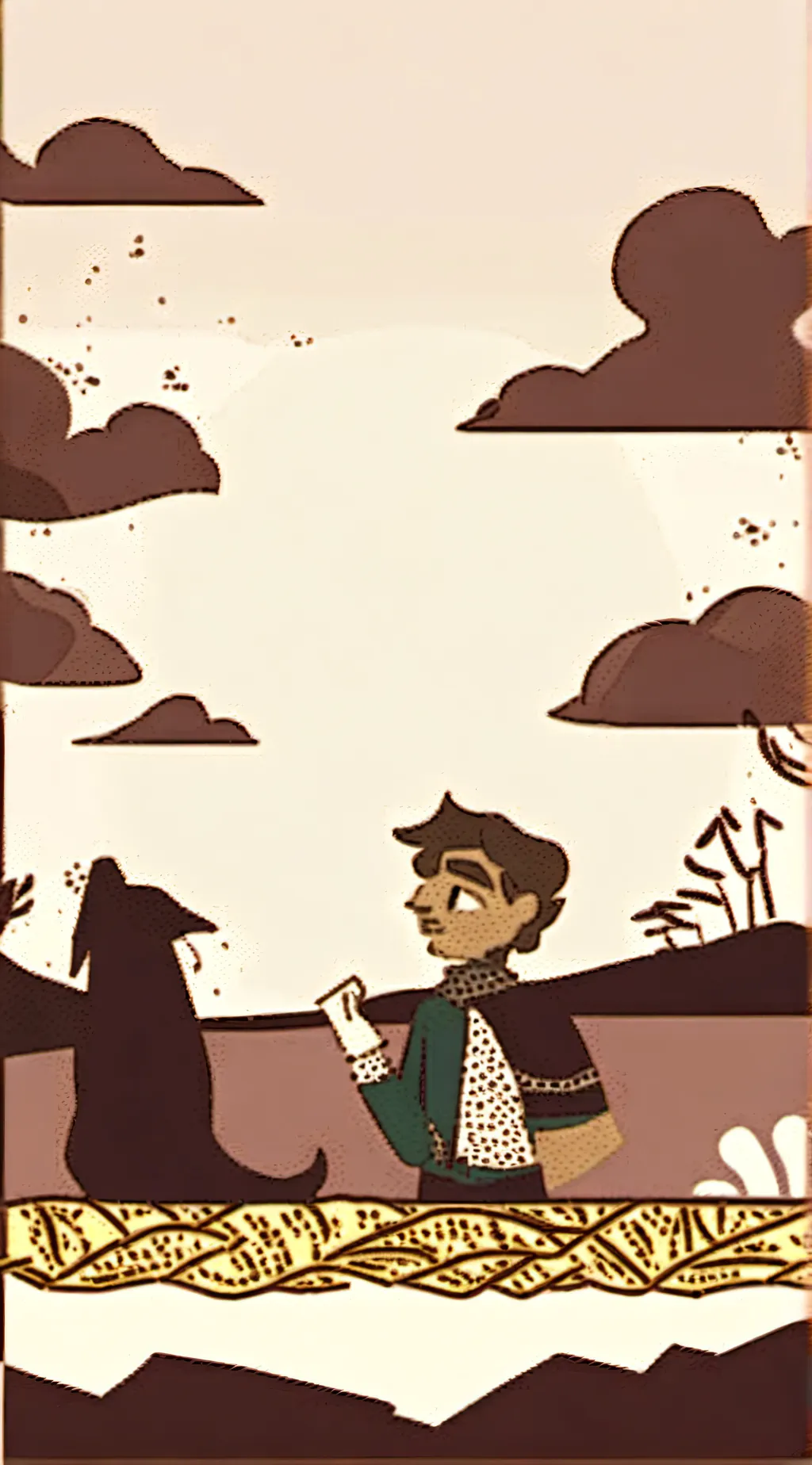 ai character: Stolas and Blitz  background