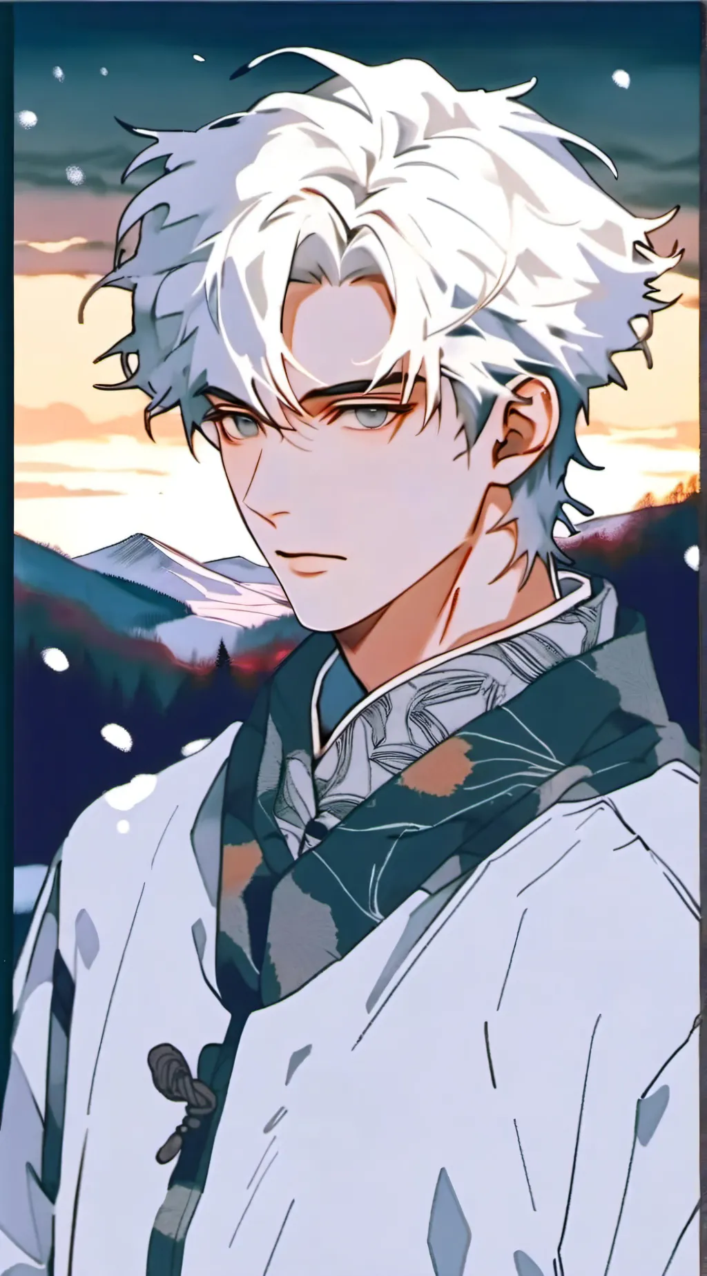 ai character: Akio  background