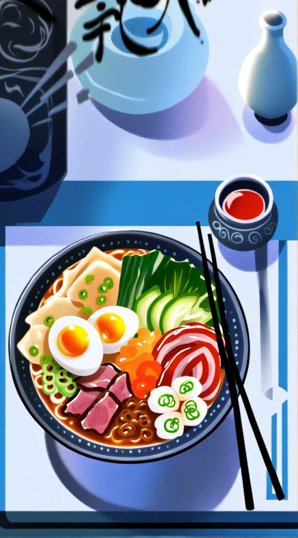 ai character: sans frico background