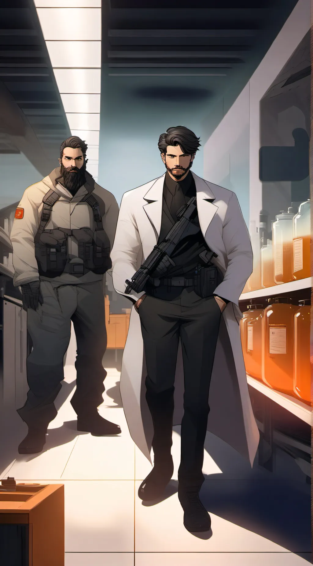 ai character: SCP Foundation  background