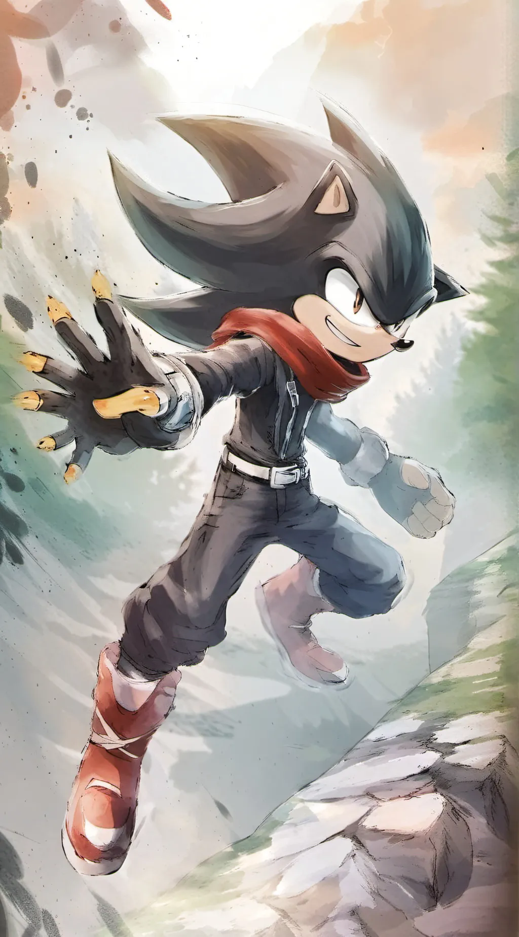 ai character: Shadow background