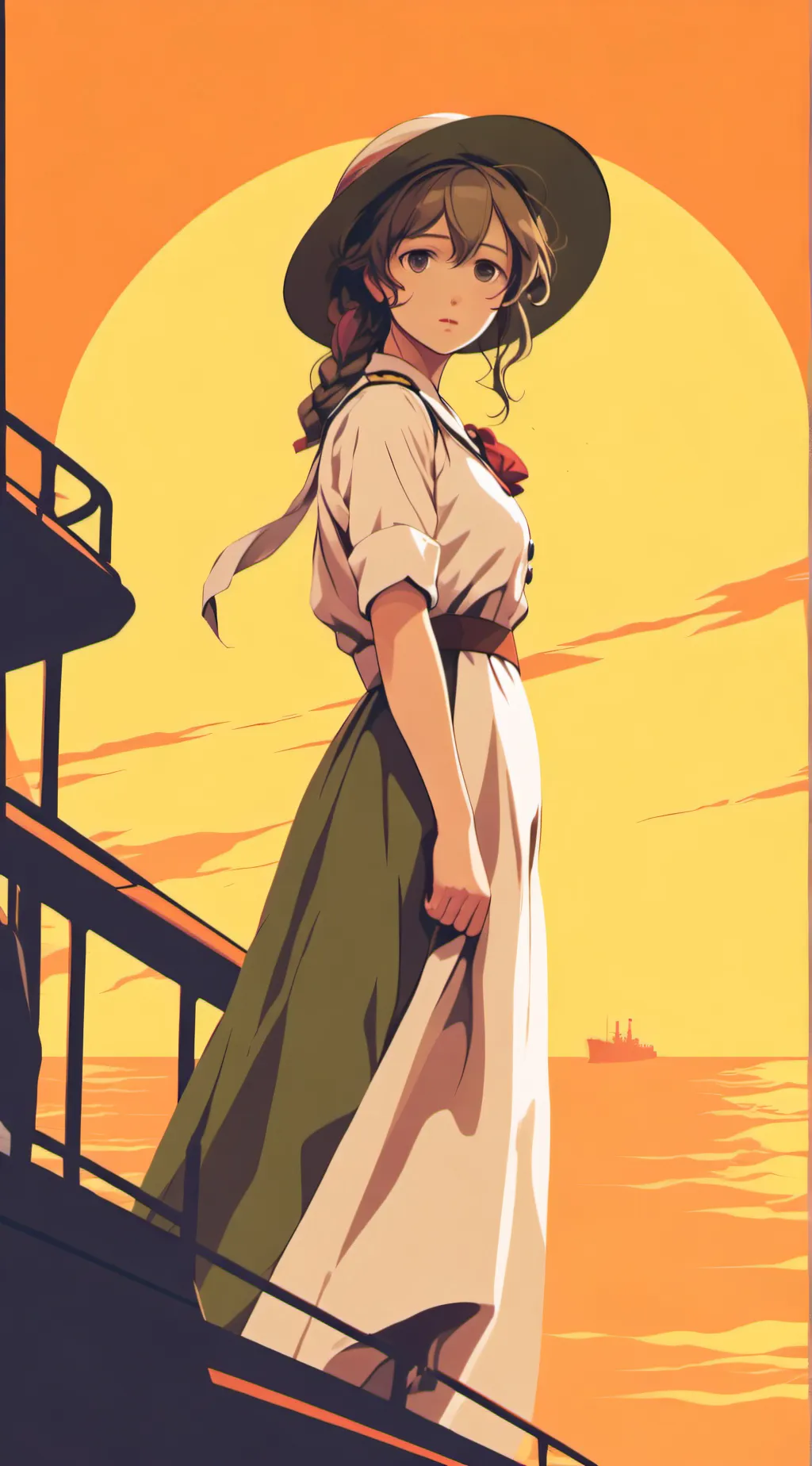 ai character: Lana  background