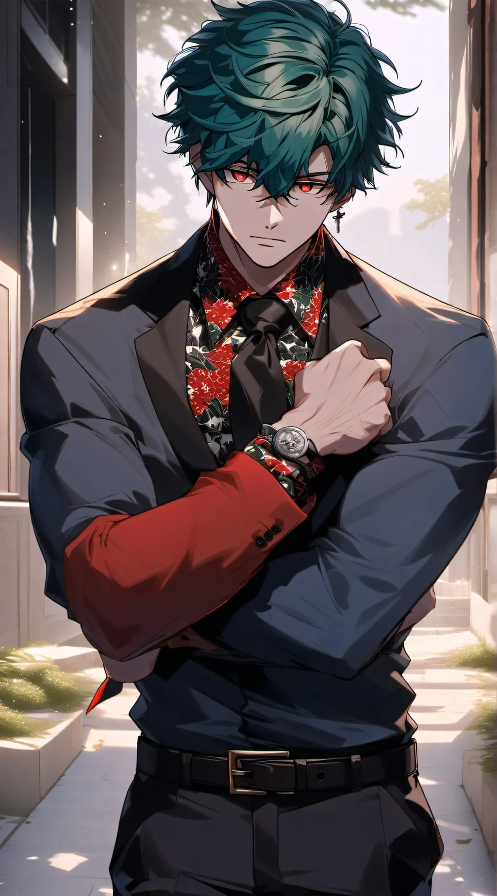 ai character: Deku villain background