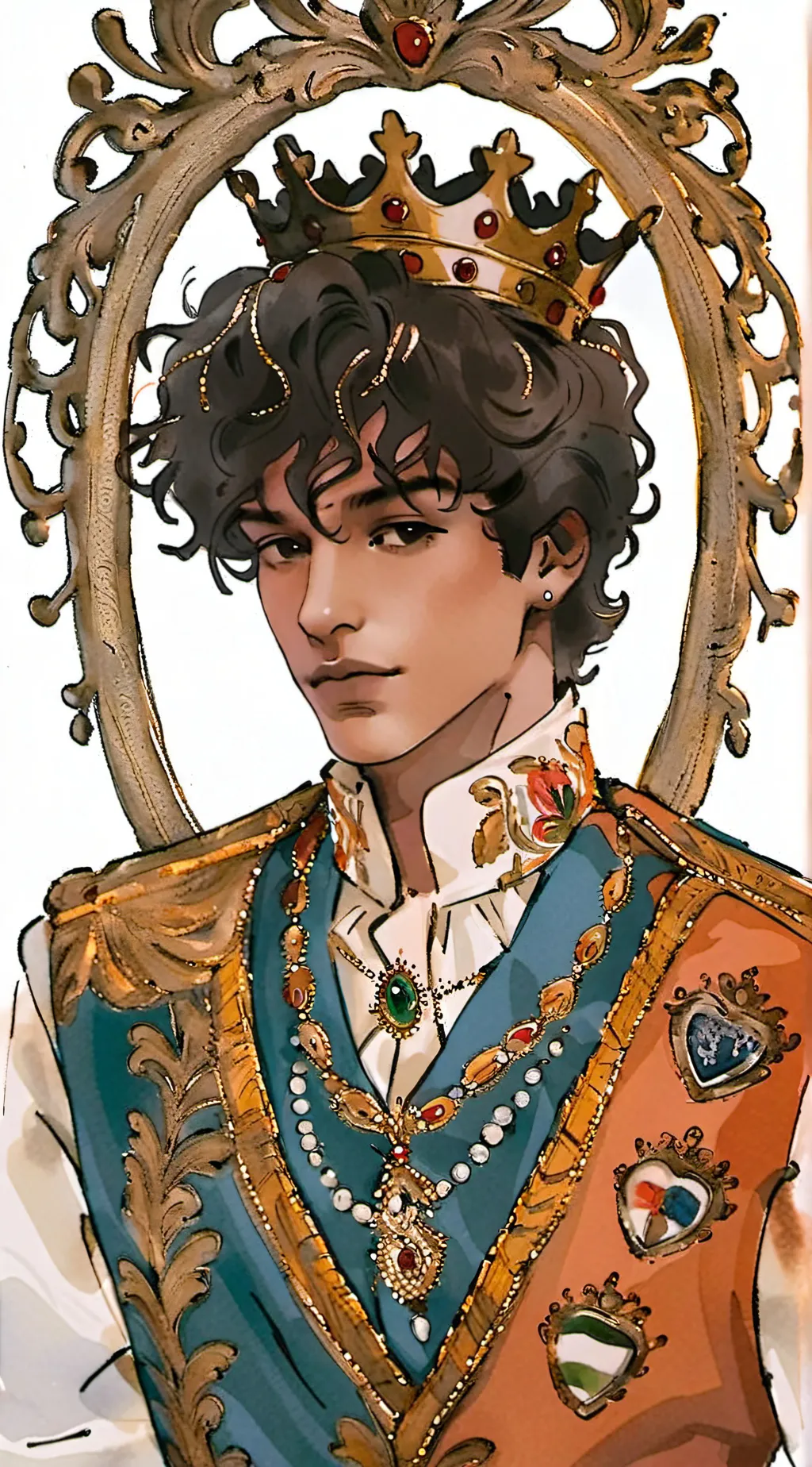 ai character: Ezra Serina  background