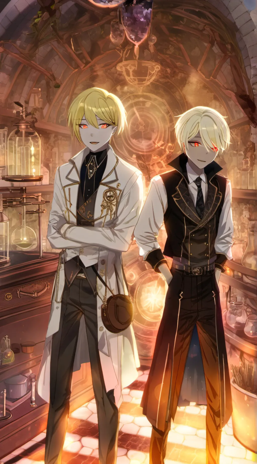 ai character: scientist lola and background