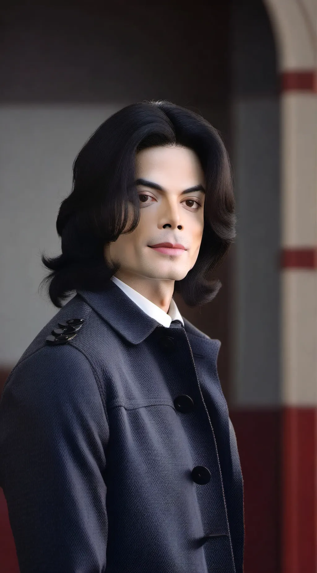 ai character: Michael Jackson  background