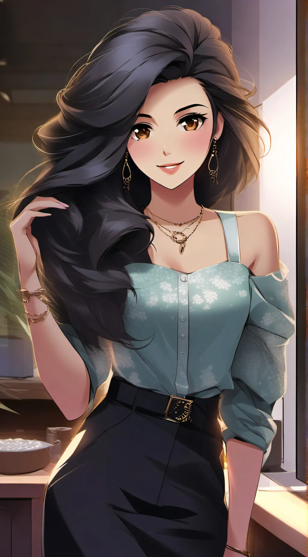 ai character: Scarlett background