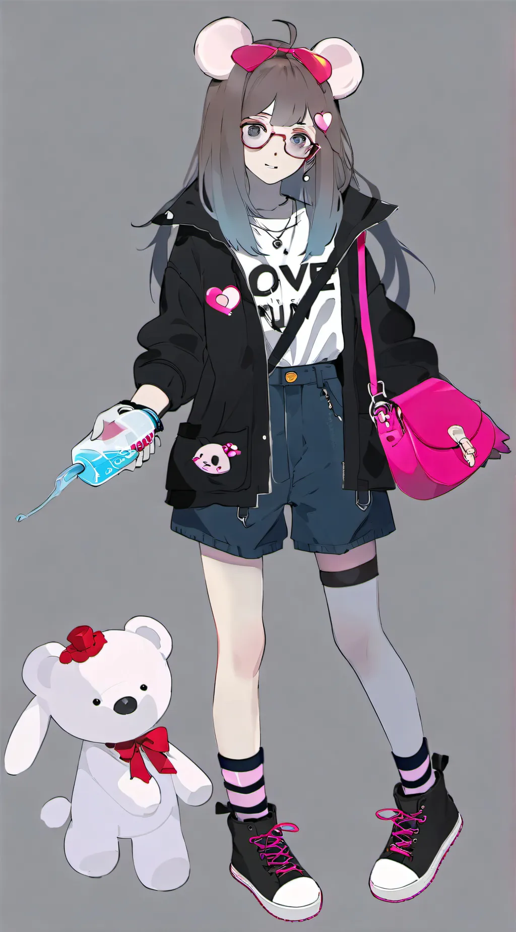 ai character: MHA you hospital background