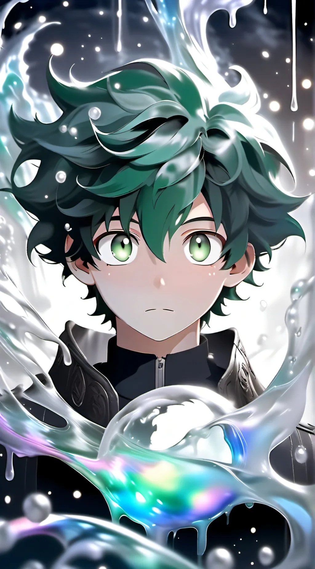 ai character: deku background