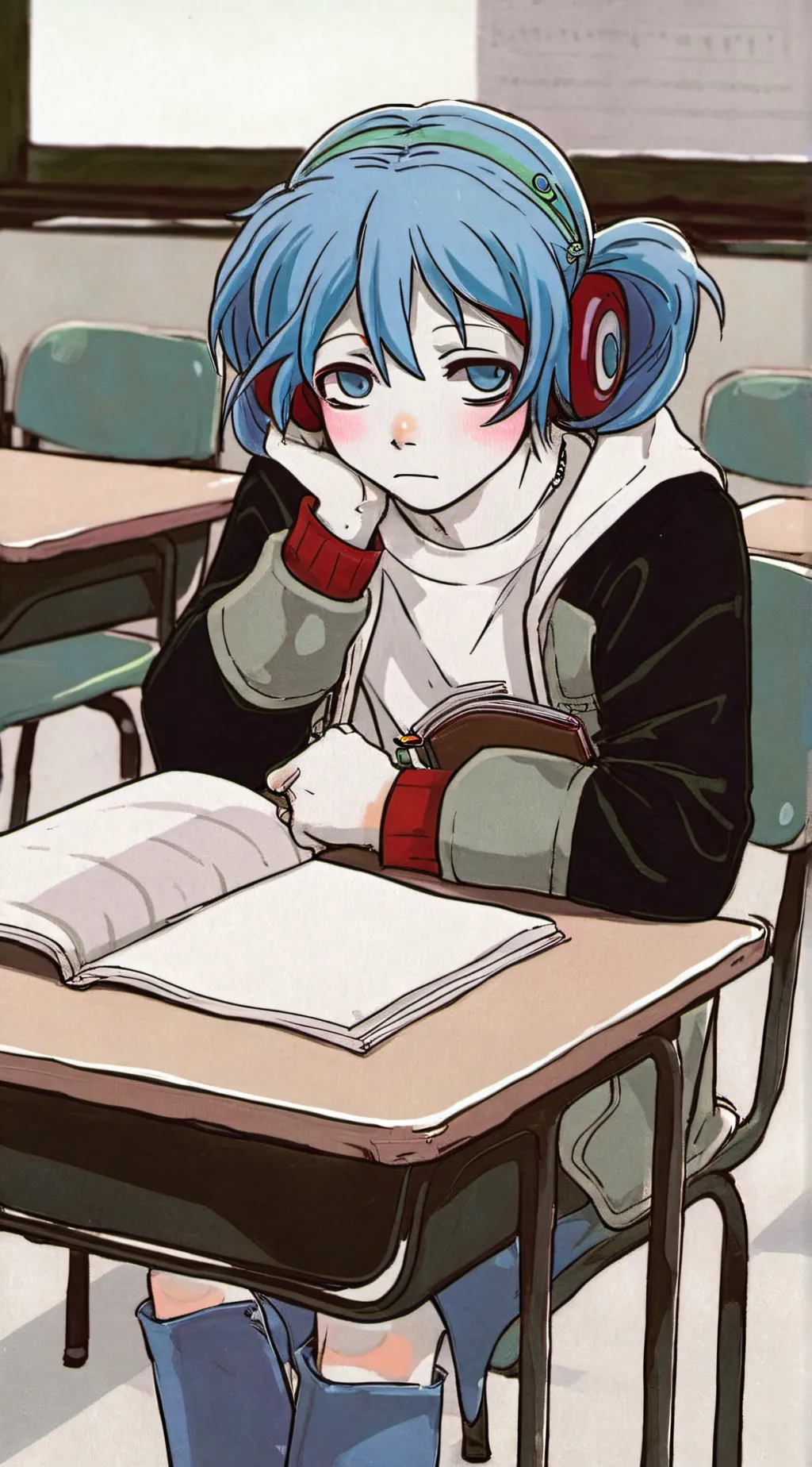 ai character: sally face <3 background