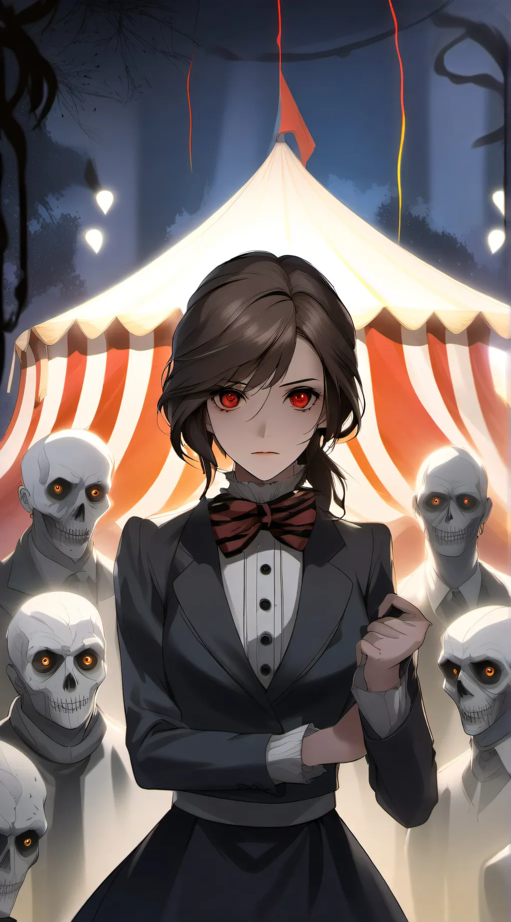 ai character: Wonderland background