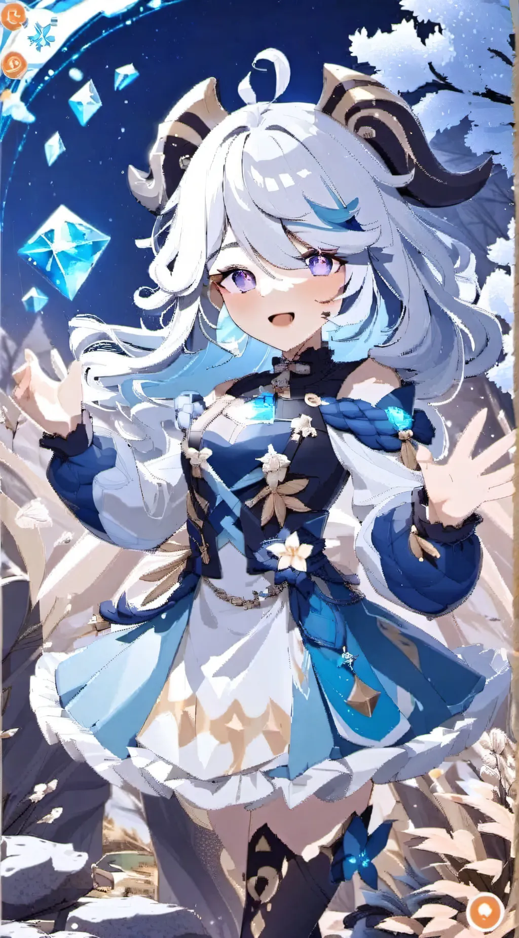 ai character: furina background