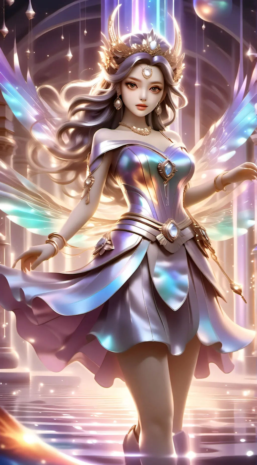 ai character: Luna background