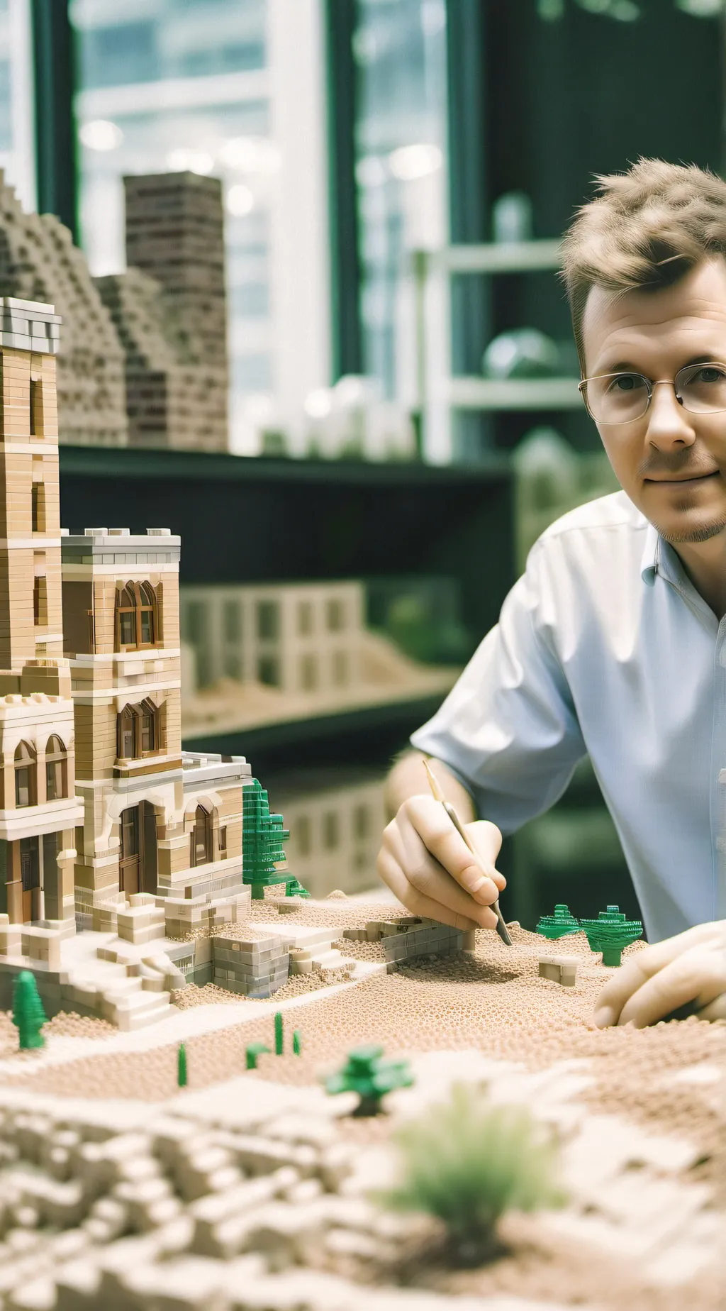 ai character: masterbuilderAlec background