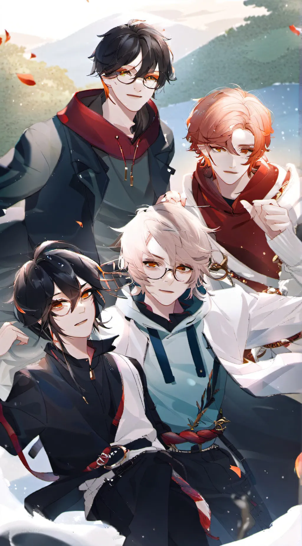 ai character: The foxes background