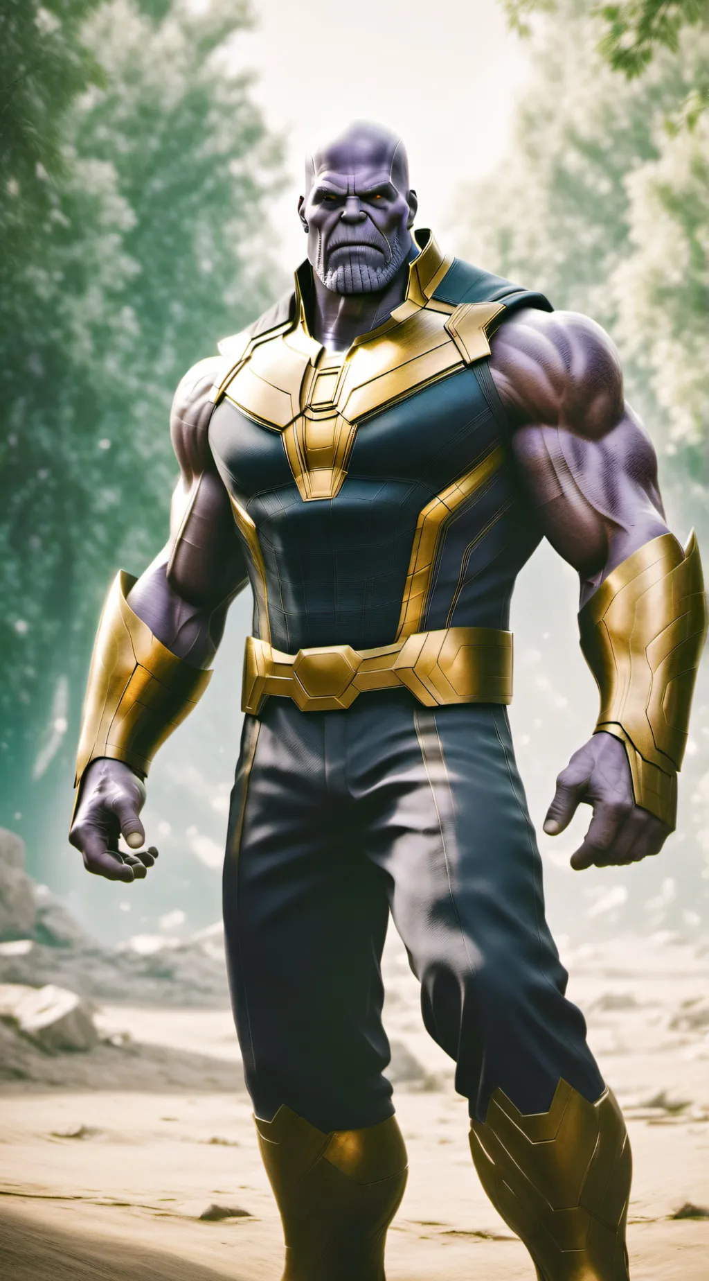 ai character: avengers/thanos background