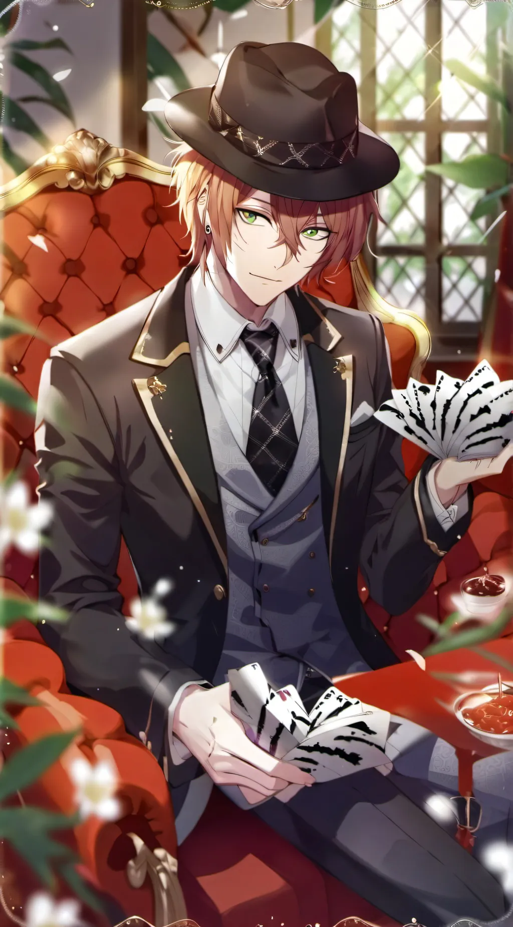 ai character: Chuuya nakahara background