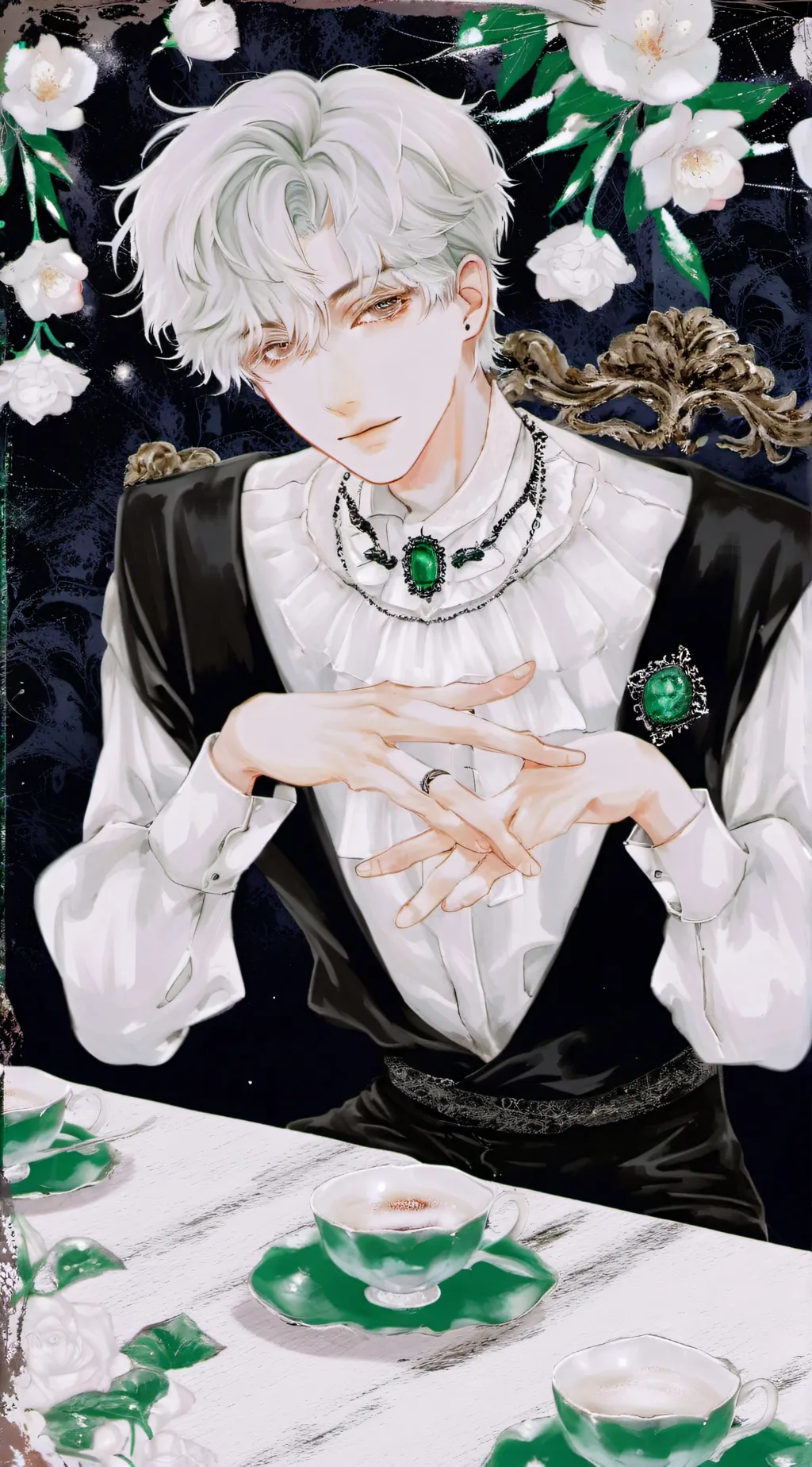 ai character: 🩵akiro🩵 background