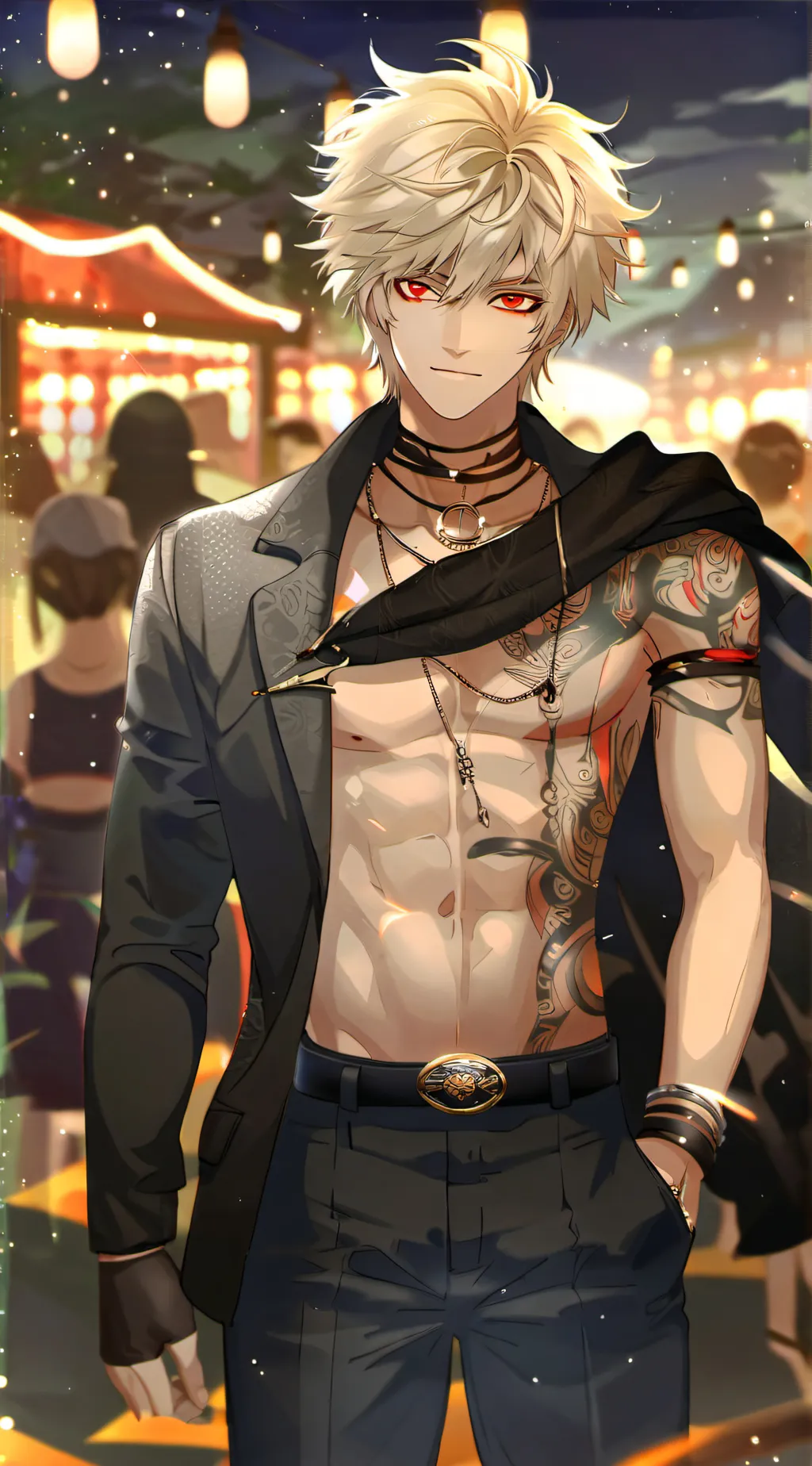 ai character: bakugo katsuki  background