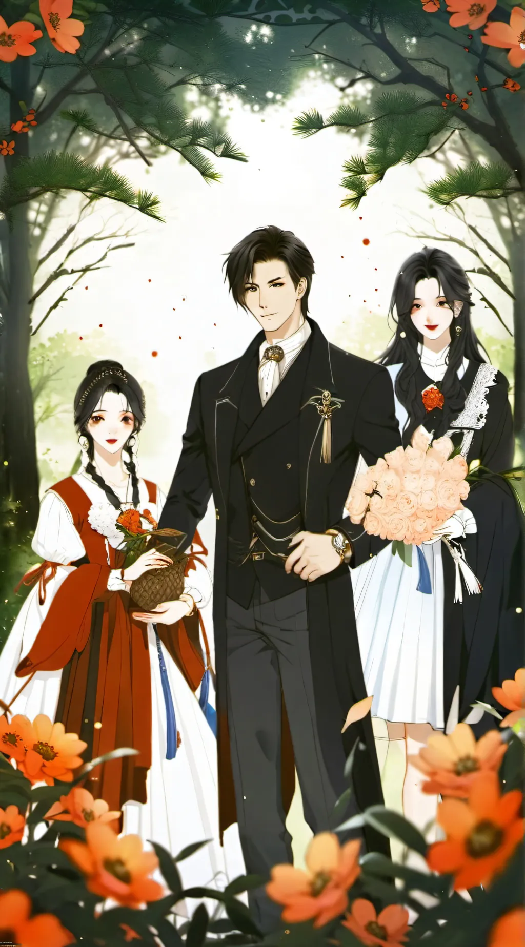 ai character: Max & Kayla Monika background