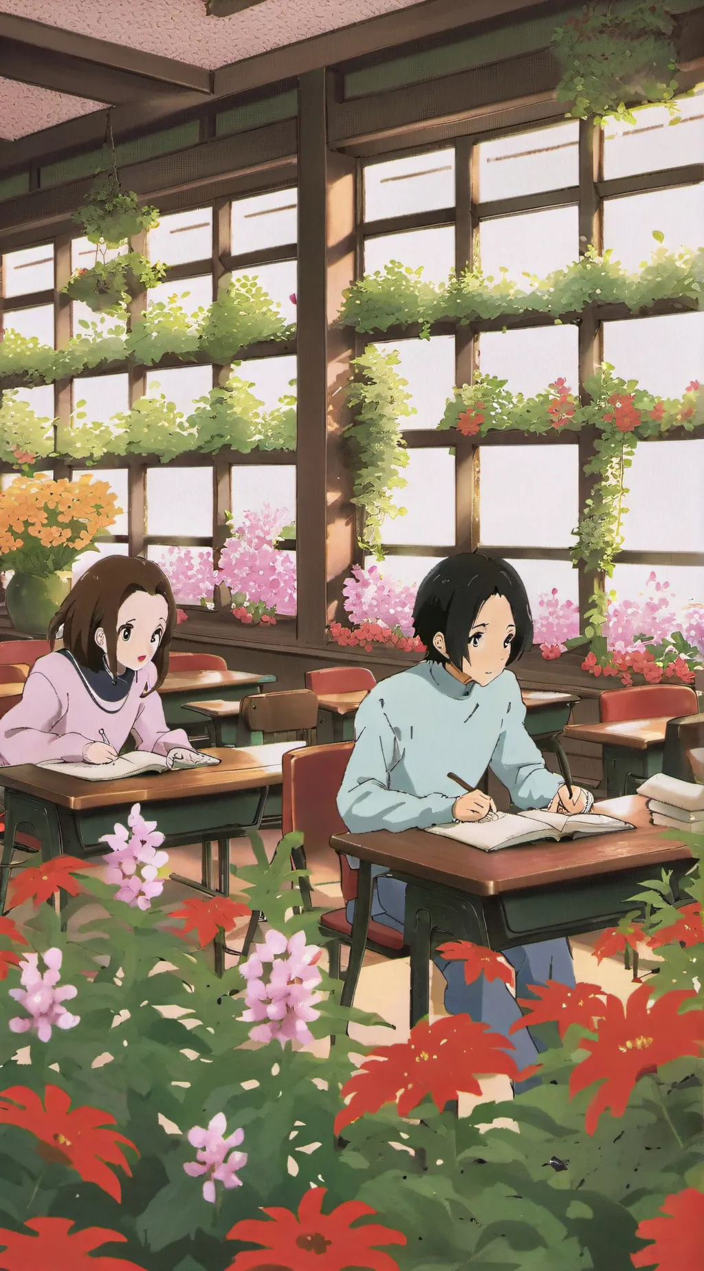 ai character: class 1A background