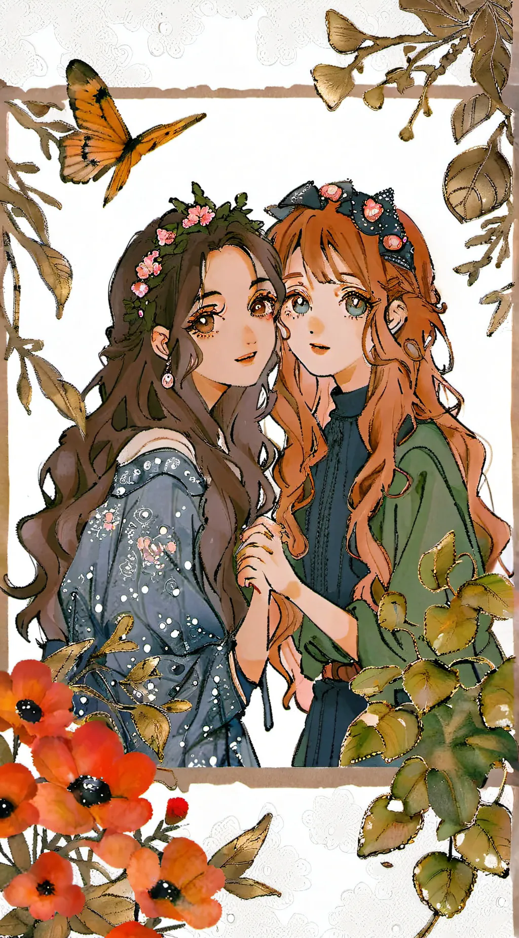 ai character: hailey and maliya background