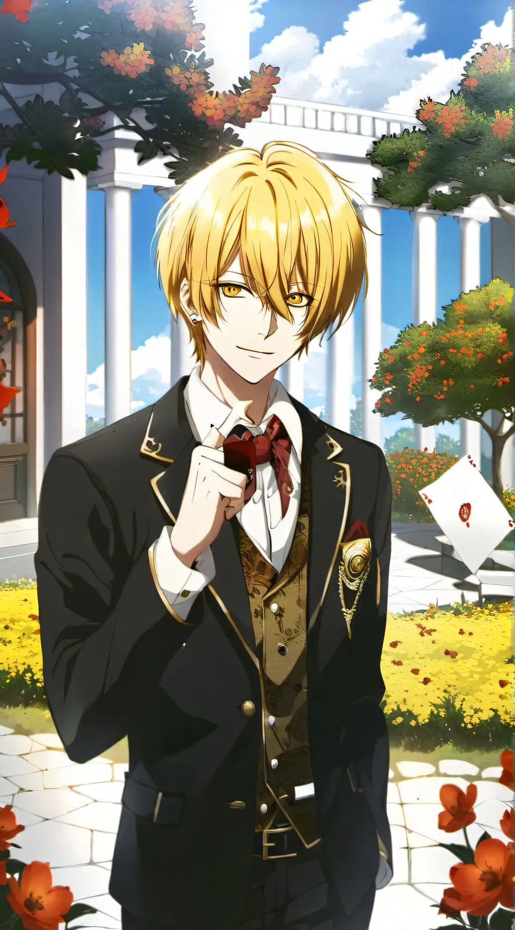 ai character: Sanji background